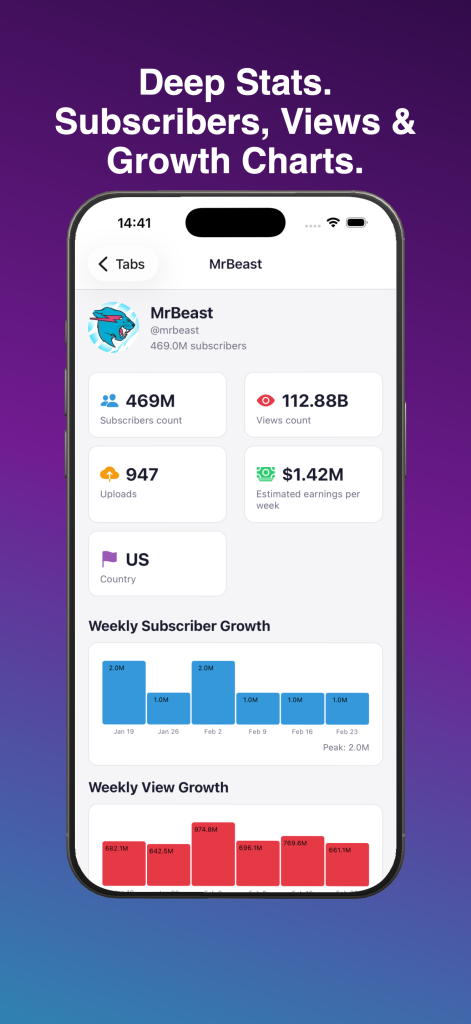 YT Insights & Stats screenshot